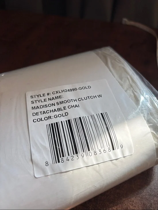 Christian LaCroix Madison Clutch with Detachable Chain - Picture 10 of 10